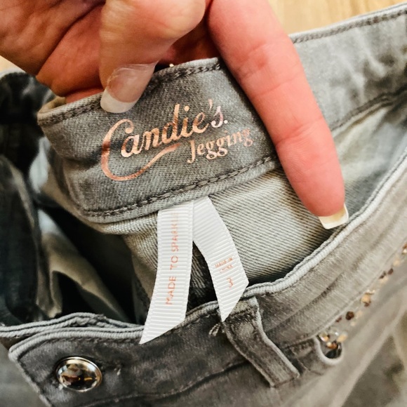 🤩Gray Rhinestone Candies Jeans🥰 - Picture 5 of 7